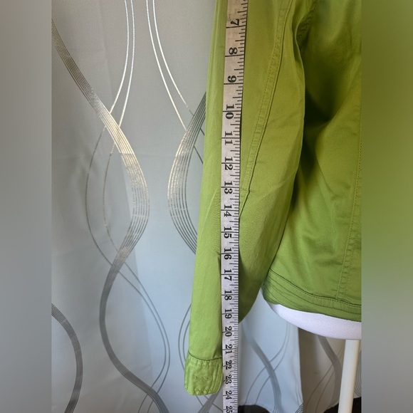 Coldwater Greek green jacket - Picture 4 of 7